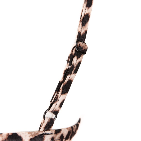 Rene Rofe Spaghetti Strap Leopard Print Chemise, Soft & Comfotable, Size Medium - Picture 11 of 13